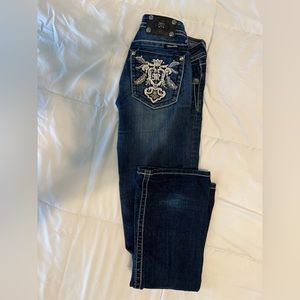 Miss Me Dark Blue Jeans